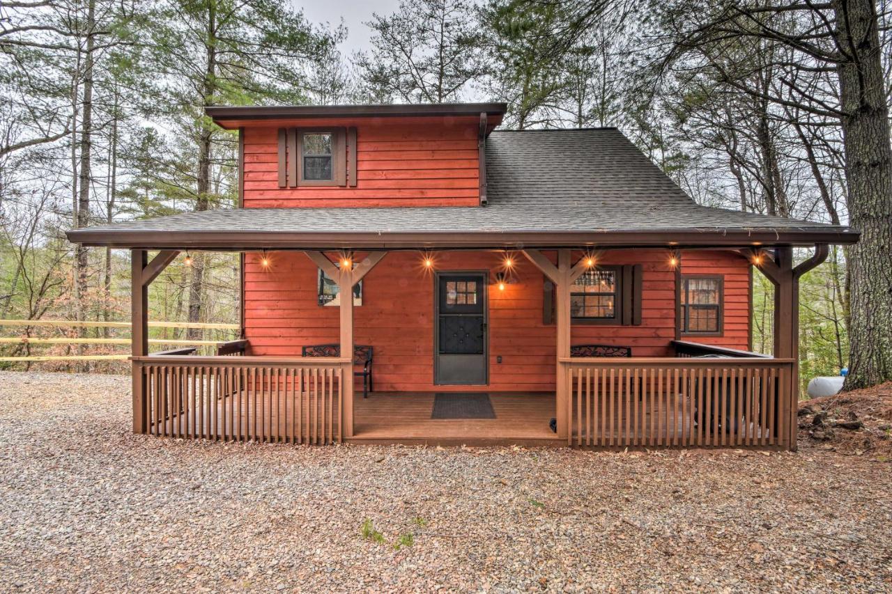 Modern Cabin With Deck In The Blue Ridge Mountains! Blairsville Exterior foto